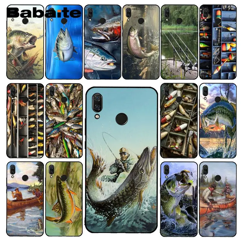 Babaite охота и рыбалка искусство рыбы чехол для телефона для Xiaomi mi5 6 A1 A2 Lite Mi9 9SE mi8lite 8explorer Pocophone F1