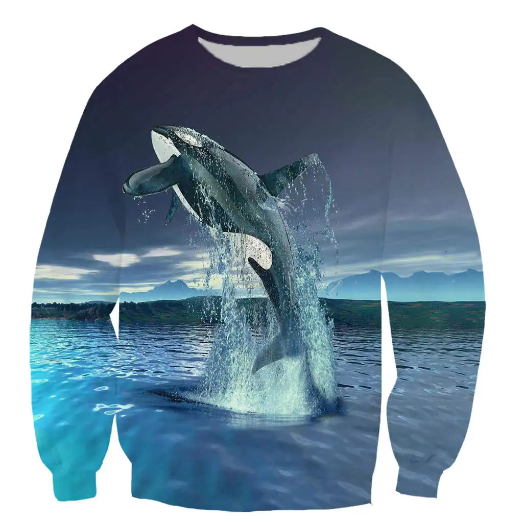 Killer whale/мужские/женские толстовки Harajuku стиль Мужские Толстовки 3D костюмы с принтом супер крутые Moives уличная одежда - Цвет: 04