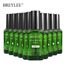 

BREYLEE Blackhead Remover Serum Black Mask Shrink Pore Acne Treatment Anti-Aging Essence Skin Facial Care 10PCS