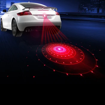 

8-36V Car External Light Car Motorcycle Anti-collision LED Fog Tail Warning Light Motorcycle Waterproof Taillight Anti-fog Light