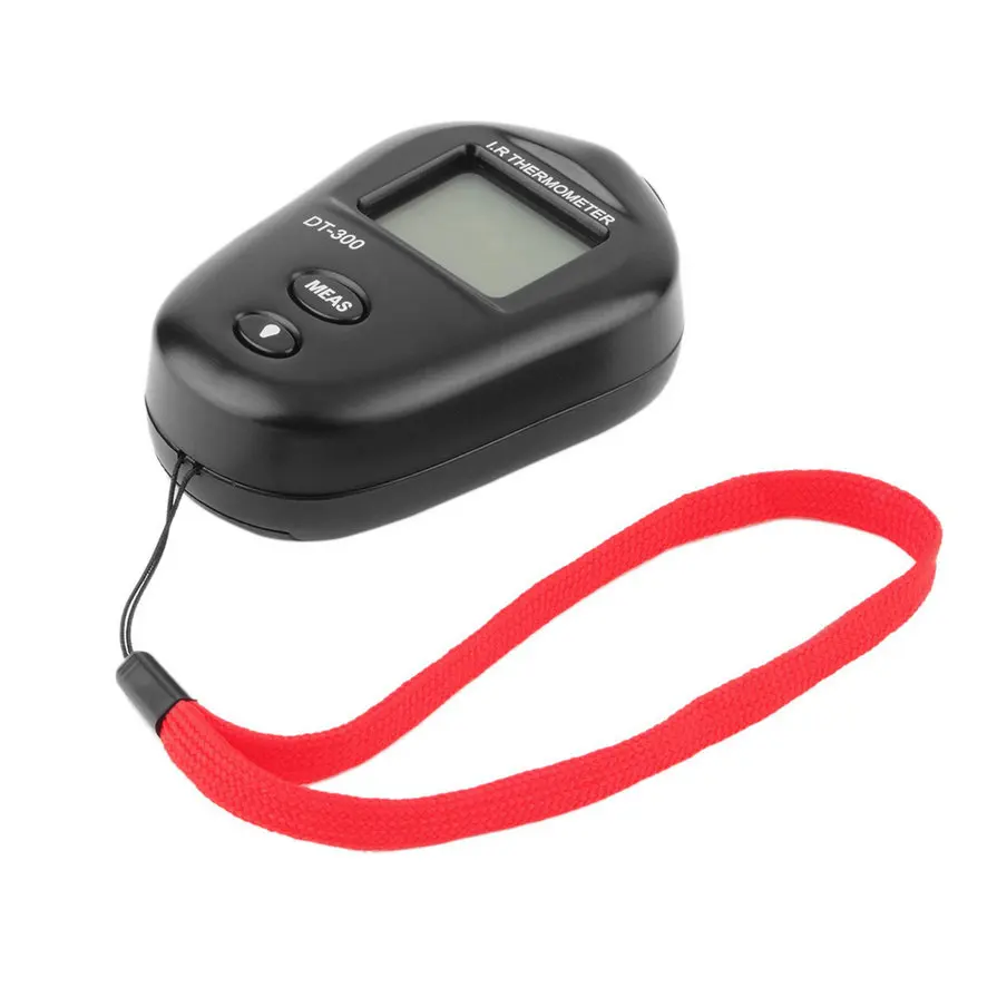 1pc Mini Digital Non-Contact IR Infrared LCD Thermometer DT-300 Black Newest Hot Search