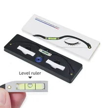 

1Pc Microblading Level Eyebrow Tattoo Bow Rule 2Colors Metal Eyebrow Positioning Semi-Permannet Line Ruler Horizontal Brow Ruler