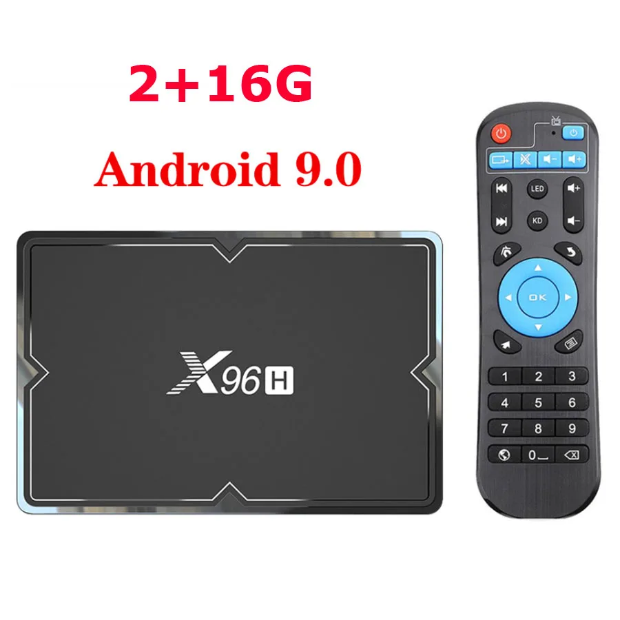 X96H 6K Android 9,0 ТВ приставка 4G 32G с двухдиапазонной поддержкой Wifi Blueooth HDMI IN OUT Youtube телеприставка PK X96 MINI MAX - Цвет: 2G16G