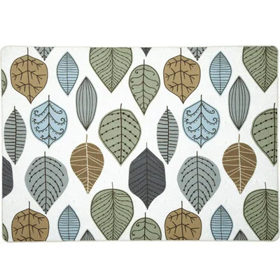 Leaf Big Carpet Bedroom Living Room Nordic Style Rectangular Non-slip Mat