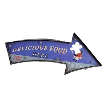 

Modern Antique Wrought Iron Wall Decoration LED Lamp Wall Decoration Coffee Shop Bar Corridor Wall Lamp Home Decoration Indicato