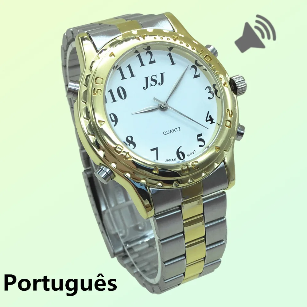 Tasa de descuento Reloj que habla portugués para personas ciegas, mayores o con discapacidad visual Eq16BELe