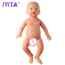 IVITA WG1519 48 см 3700 г реалистичные силиконовые куклы реборн Новорожденный Младенец Малыш Реалистичная кожа мягкая Высококачественная игрушка