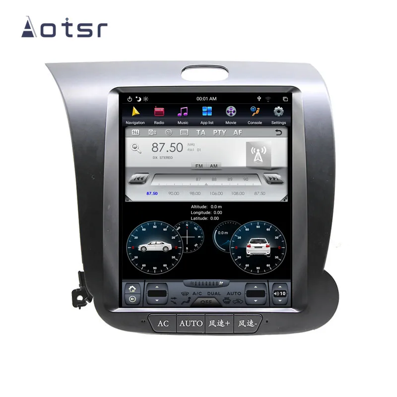 PX6 Android 9,0 Tesla стиль автомобильный dvd-плеер gps навигация для KIA K3 2013- Авто Радио стерео Мультимедиа Плеер головное устройство