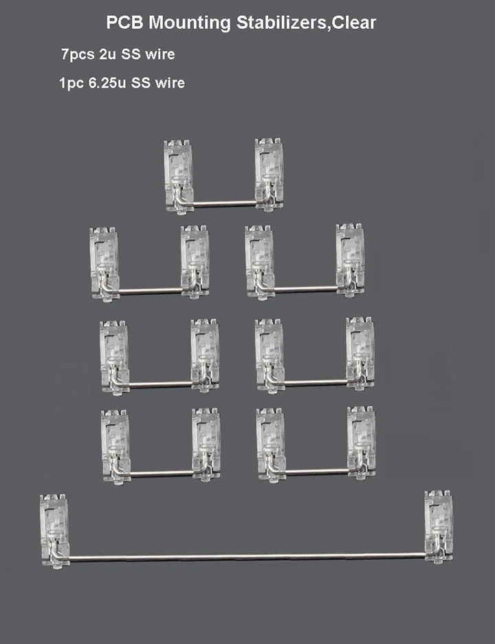 8 sets pcb clear