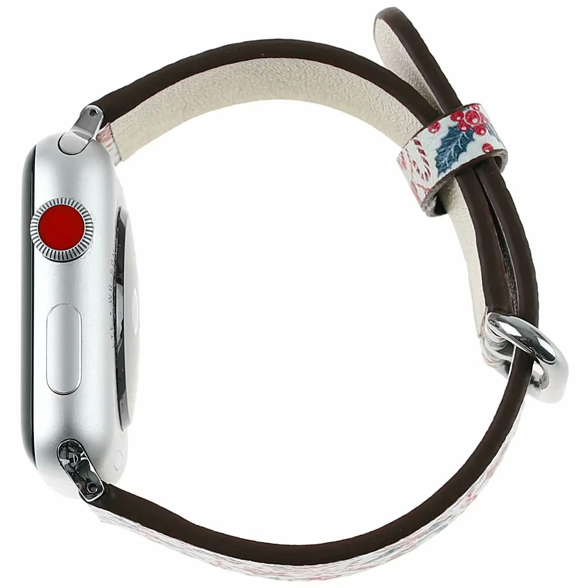 С цветочным рисунком для девочек; мини-юбка для Apple watch серии 4, версия 1, 2, 3, ремешок 40 мм 44 кожаный чехол с печатным рисунком ремешок для наручных часов iWatch 38/40/42/42 мм, ремешок на запястье