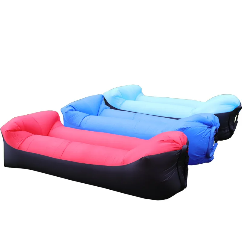 

8 Color Fast Inflatable Sofa Bed Lazy Lay Bag Camping Portable Folding Beach Pillow Bed Mat Air Hammock Chair Lounger Waterproof