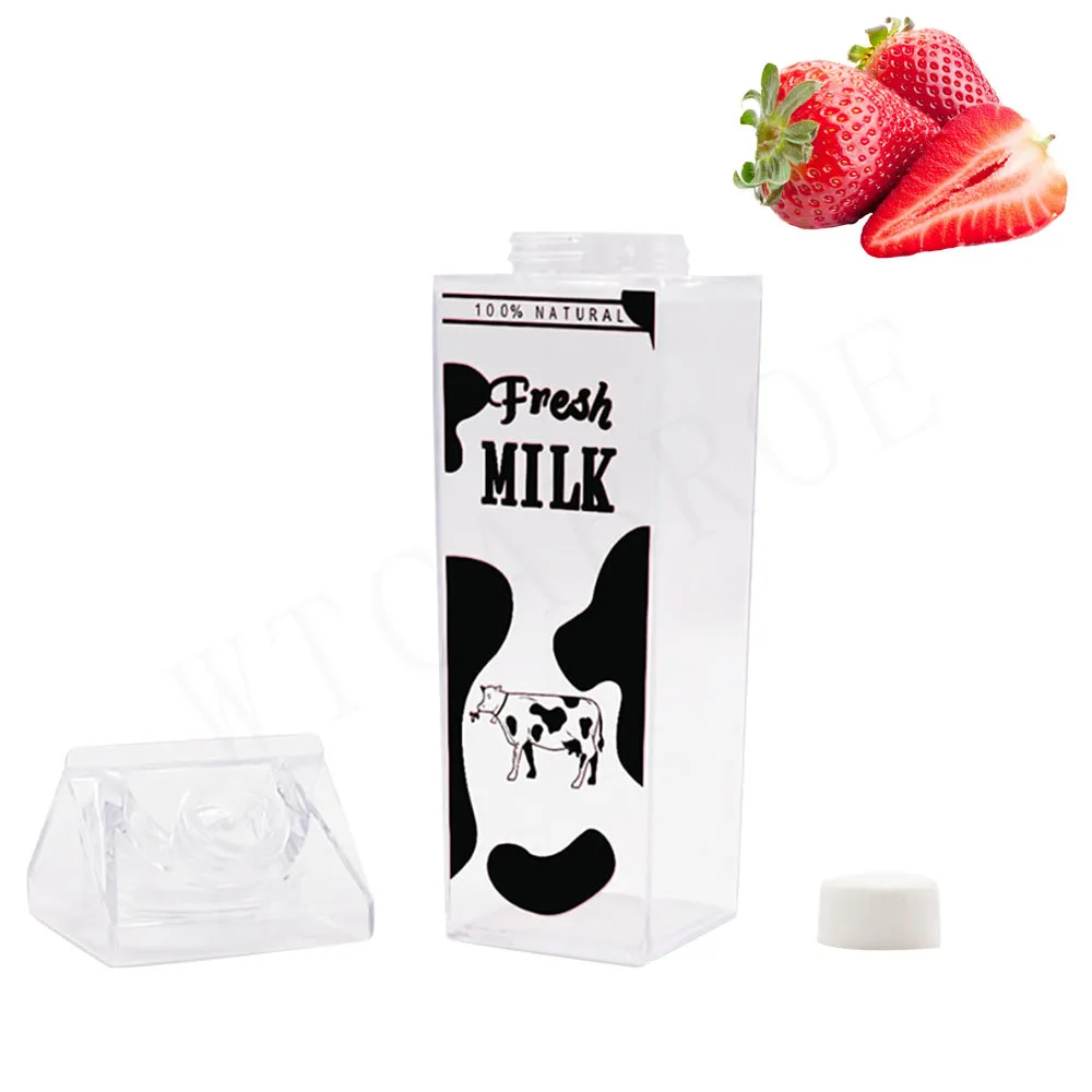 My Kitchen Items Cute Milk Water Bottle Drinkware For Adults Children Drinking Drink Lemon Juice Bicycle Outdoor Sport Bottles
