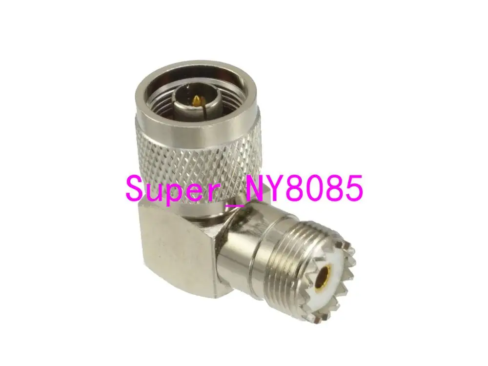 N Plug to UHF Jack 1pce UHF PL259 SO239 к N штекер и гнездо правый угол RF коаксиальный адаптер разъем - Цвет: N Plug to UHF Jack