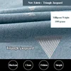YCENTRE Thermal Insulated Window Jacquard Blackout Curtains Modern Blue Drape Blinds Panel for Bedroom / Living Room /kids Room 6