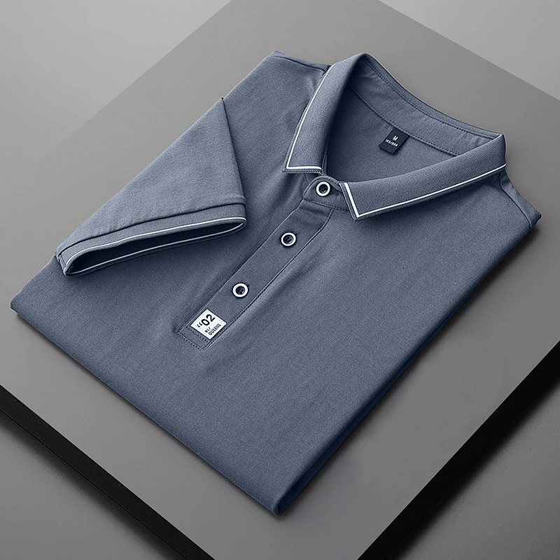 

Summer Polo Shirt Men 2021New high quality branded men's clothing Casual Short sleeve cotton Polo shirts male