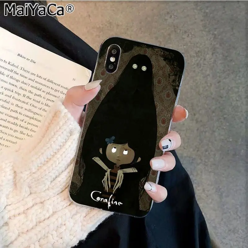 MaiYaCa Coraline и Волшебная Дверь рукоделие принт рисунок телефона чехол для Apple iphone 11 pro 8 7 66S Plus X XS MAX 5s SE XR - Цвет: A14