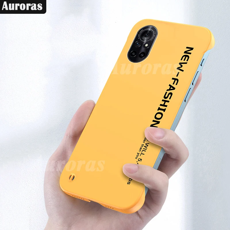 Чехол Auroras для Huawei Nova 8 безрамочный противоударный чехол с твердой рамкой HUAWEI Nova8