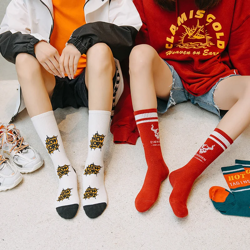 LOUGONGZI checkered socks funny sox creative color cotton fashion art painting big size short patterned no show retro hipster