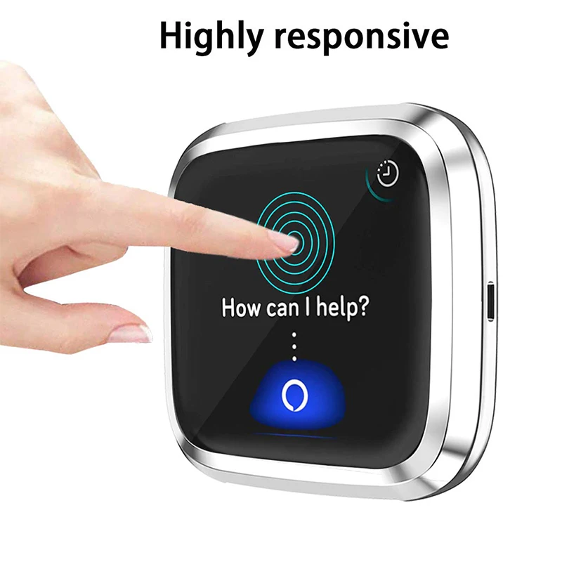  Protective cover for Fitbit versa 2 smart watch case full edged protector anti shock with screen fi - 4000268759788