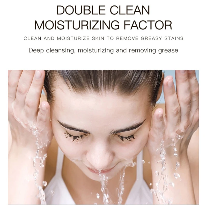 Face Wash Snail Collagen Face Wash Gentle Cleaning Dirt Anti Acne Facial Cleanser Oil Control Remove Dead Cutin Face Foam Wash Cream