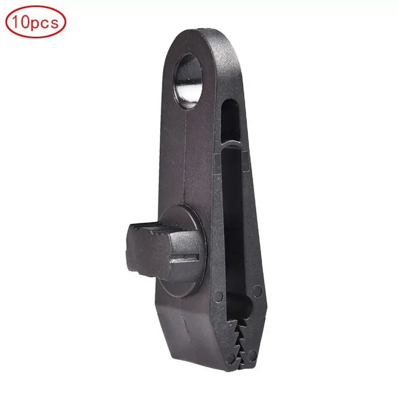 10pcs Outdoor Camping Tools Clamp Awning Accessory Car Boat Cover Tent Tie Down Emergency Tarp Clips New