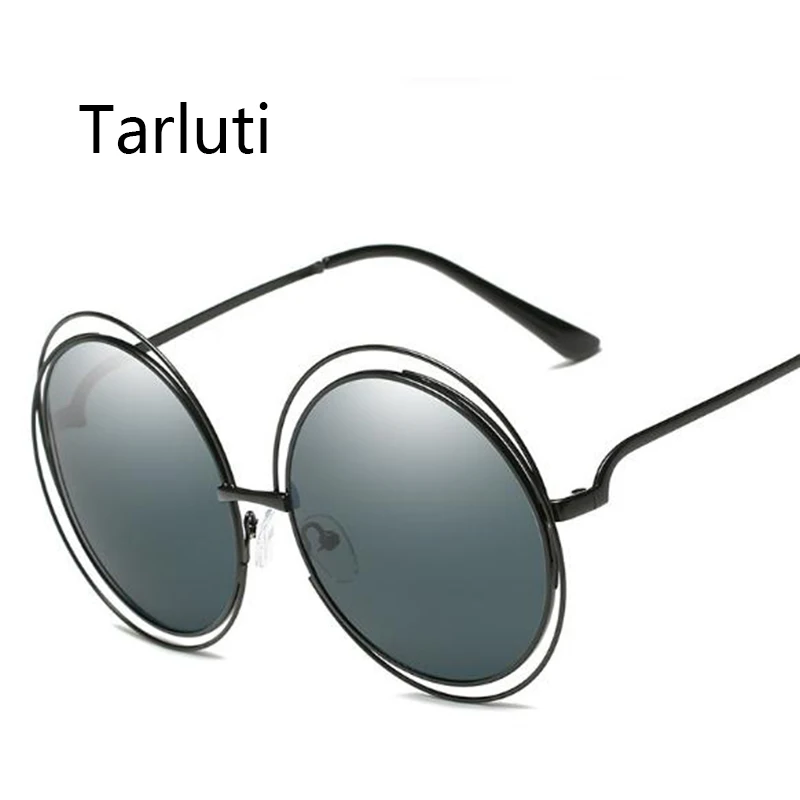 

Sunglasses Women Sunglasses Round Frame Metallic Lady's Sunglasses Large Frame Sunglasses очки солнцезащитные женские oculos