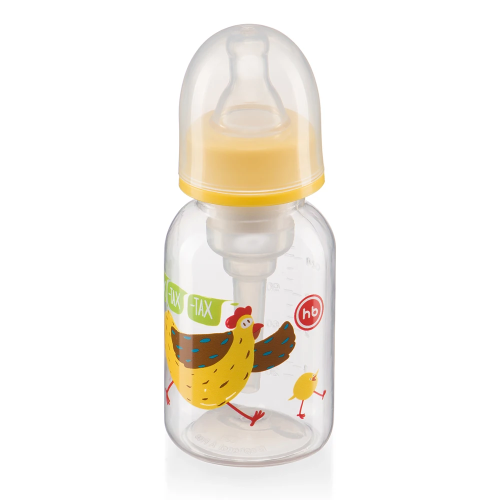 Бутылочка антиколиковая Happy Baby с силиконовой соской 120 мл