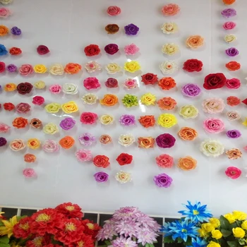 

8 cm artificial rose head fabric material artificial silk flower wreath farmhouse home decor luxury home decor pink party