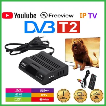 Цифровой ТВ-тюнер Pantesat HD99 FTA HEVC 265 DVB T2 H.265 ТВ-приемник Full HD DVBT2 телеприставка приемник Wi-Fi DVB-T Youtube