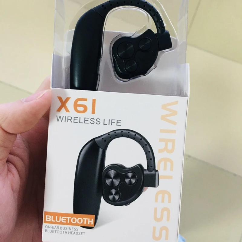 X61 Business Bluetooth Headset Ultra Long Standby Bluetooth Headset Hanging Ear Bluetooth Headset