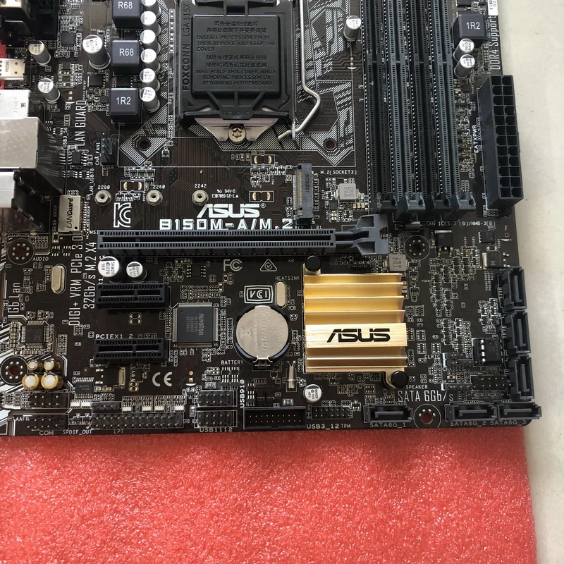 Настольная Материнская плата ASUS B150M-A/M.2 DDR4 B150 Socket LGA 1151, материнская плата для настольных ПК, распродажа