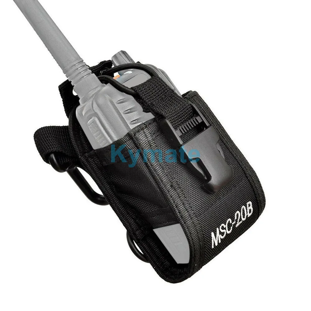 Bolsa de nailon para walkie-talkie MSC-20B, funda para Radio de mano Baofeng UV-5R B5 para Moto cp040 GP328 XIR-P3688, 1 Uds.