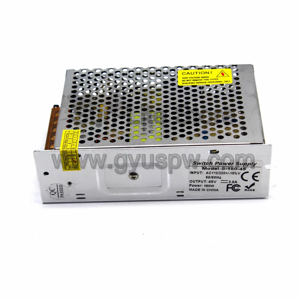 Переменная 180W 48V DC Питание переключающее устройство трансформатора 110v 220V AC DC48V импульсивный источник питания для Светодиодный модуль освещения шаговый двигатель фрезерный станок с ЧПУ