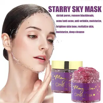

60g Deep Cleansing Shrinking Pores Brightening Skin Mask Foaming And Long-lasting Mask Star Tearing Shining Moisturizing To E7T9
