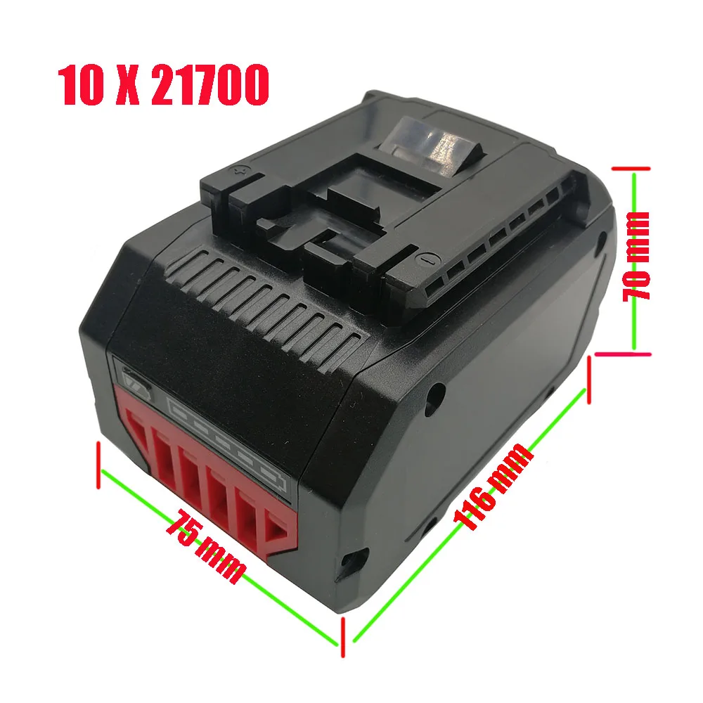 21700 BAT618 Li-Ion Batterie Kunststoff Fall PCB Lade Schutz Platine Shell Für Bosch 18V BAT610 BAT609 BAT618G BOX – Detail 2