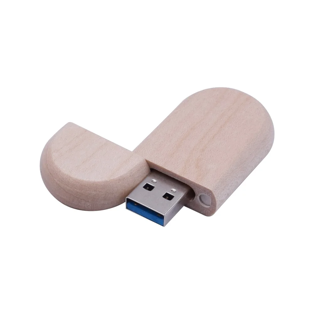 Деревянный USB флеш-накопитель 3,0, высокоскоростной флеш-накопитель с логотипом на заказ, 8 ГБ, 16 ГБ, 32 ГБ, 64 ГБ флеш-накопитель, флеш-накопитель, u-диск для подарков, бизнеса - Цвет: Maple USB 3.0