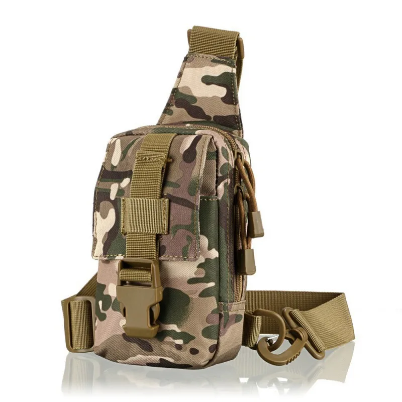 

17x10x8cm Tactical Outdoor Sport Utility Camouflage Chest Bags Waist Pouch Men Riding Climbing Shoulder Bag Diagonal Pack