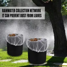 

1 Pc Outdoor Mesh Cover Rain Barrel Water Collect Bucket Tank Rain Harvest Tool Protect Garden Anti-mosquito Water Protect Cover