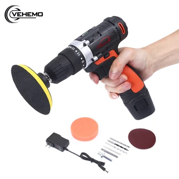 

12V Wireless Car Polisher Electric Screwdriver Drill Cordless 120W Power Grinder Polishing Machine Grinding Sanding Tool