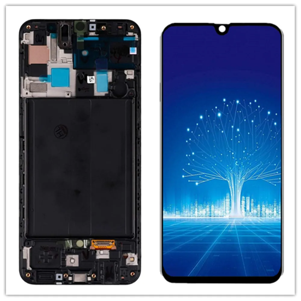 

With Frame Incell TFT 6.4" LCD For Samsung galaxy A50 2019 A505F/DS A505F A505FD A505A Display + Touch Screen Digitizer Assembly