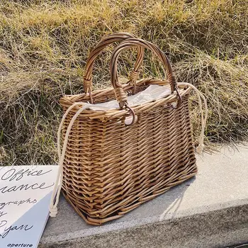 

New Arrival Spring Textured New Arrival Bag Women's 2020 New Style Versatile Popular Straw Bag Korean-style Western Style GIRL'S