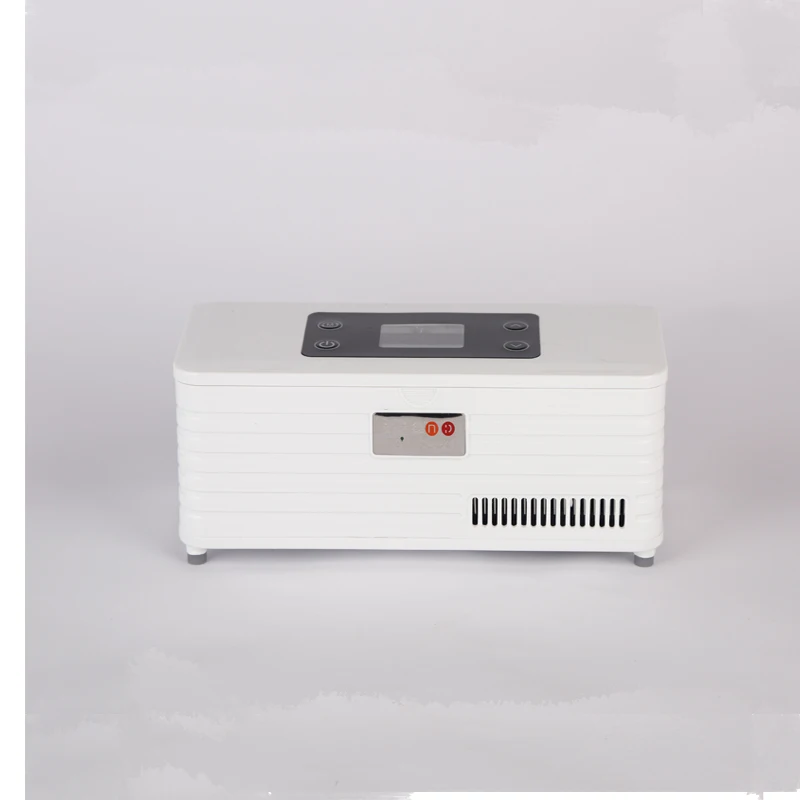 Diabetes Insulin Fridge Work 12 hrs Fridge Small Cooler Bag Car Refrigerator with LCD Display Portable Refrigerator Medication