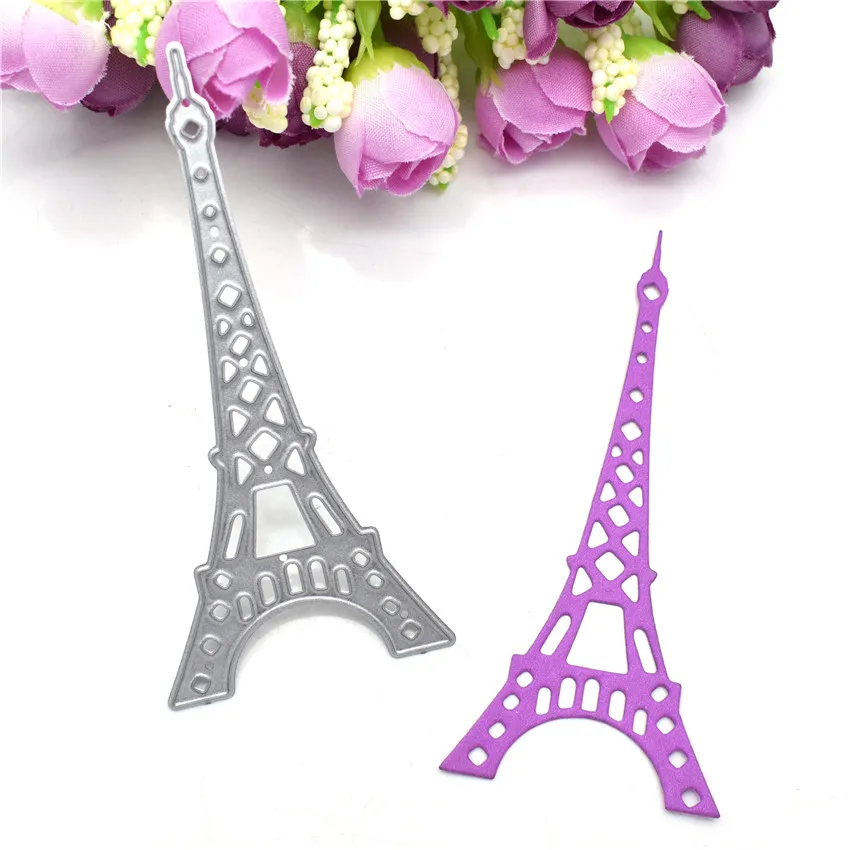 Paris Eiffel Tower Metal Cutting Dies Stencils for DIY Scrapbooking Album Cards Decorative Embossing Paper Craft | Дом и сад