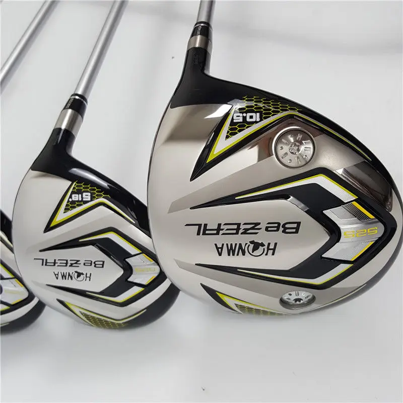 Honma BeZEAL 525 полный набор Honma гольф-клубов Драйвер+ проход древесина+ U19+ железо+ путер R/S гибкий вал ВИЗАРД с крышкой головы