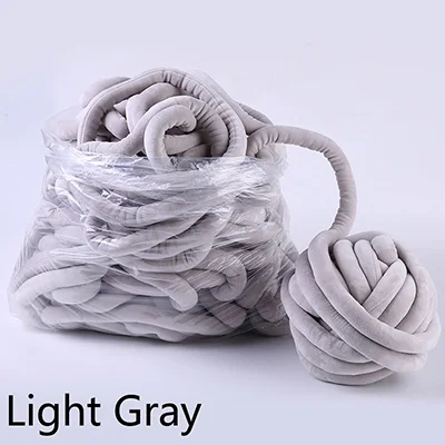 Light Gray Meetee 2 шт(1 шт = 500 г) Плоский бархат ядро пряжа хлопок бархат ручное вязание шерсть линия DIY одеяло для собачьей клети, конуры, ткачество пряжи аксессуар - Цвет: Light Gray
