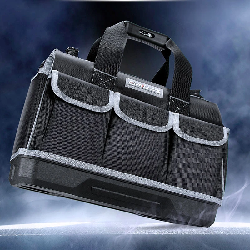 

Electrician Repair Tool Packing Bag Tool Maintenance Kit Thickened Tool Storage Bag Large Canvas Bag With Thicken Plastic Bottom