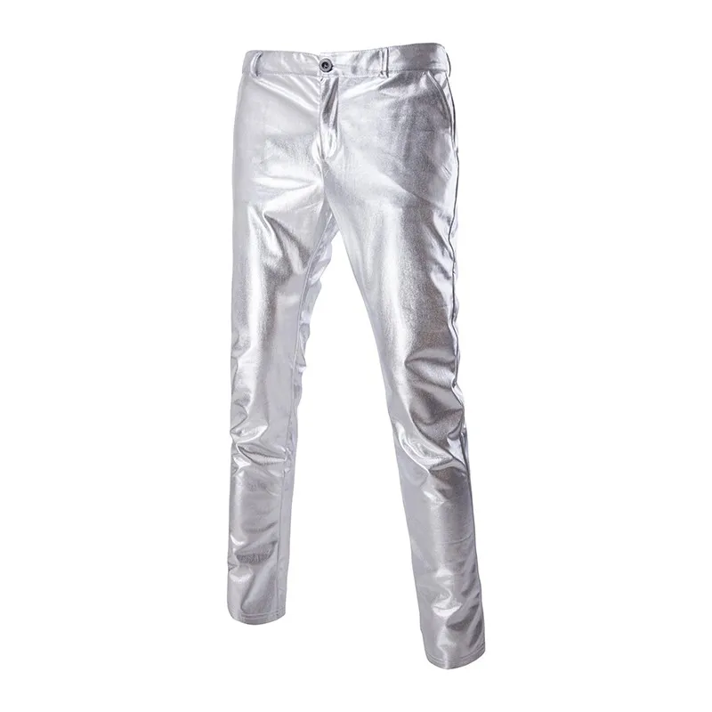 Men Stage Costumes Slim-Fit Trousers Nightclub Performance Rave Clothes Male Singer Pants Hip Hop Bar Dj Ds Show Wear DN5095 |