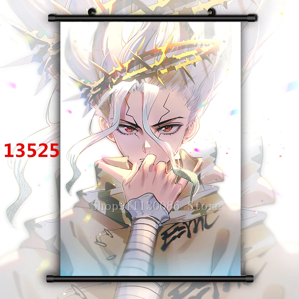 Dr.Stone Anime Diamond Art Painting Kit Cartoon Ishigami Senkuu