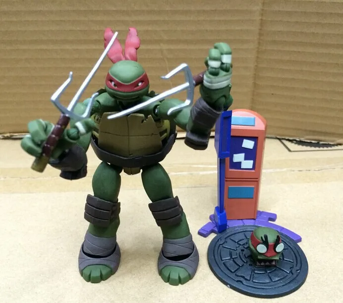 Сделано в Китае Kaiyodo shan kou shi Черепашки-ниндзя Leonardo Michelangelo Raphael Donatello