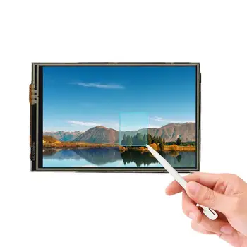 

For Raspberry Pi 4 Model B/3B+/3B/2B/B+/Zero 3.5-inch LCD touch display + touch pen 50 FPS SPI high refresh rate